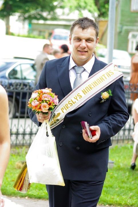 Piršlio juosta vestuvių dieną